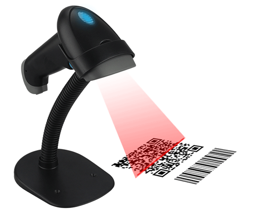 خواندن اطلاعات بارکد ها با نور LED