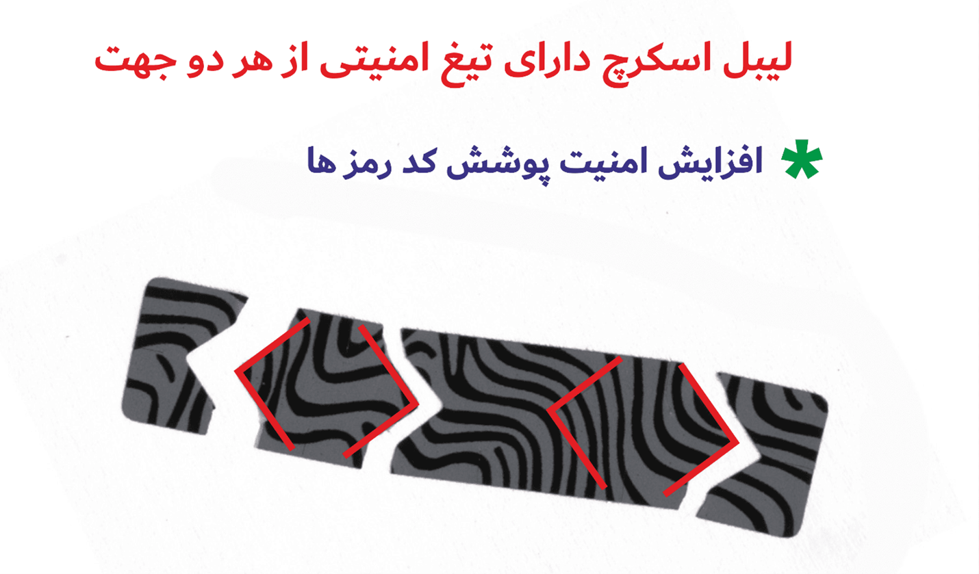 تیغ امنیتی، فاکتور مهم در برچسب اسکرچ